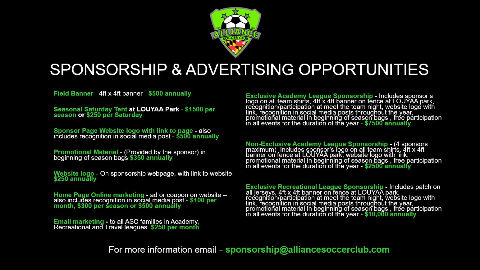 sponsorship website 2019 sponsorship website 2019